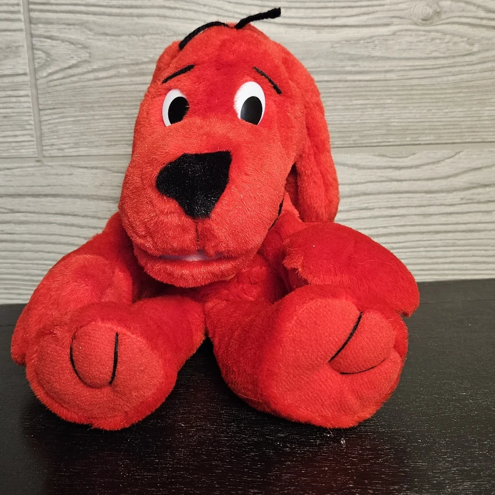 Vintage Clifford the Big Red Dog Singing Hand Puppet - Scholastic Avon - 1999